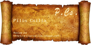Pilis Csilla névjegykártya